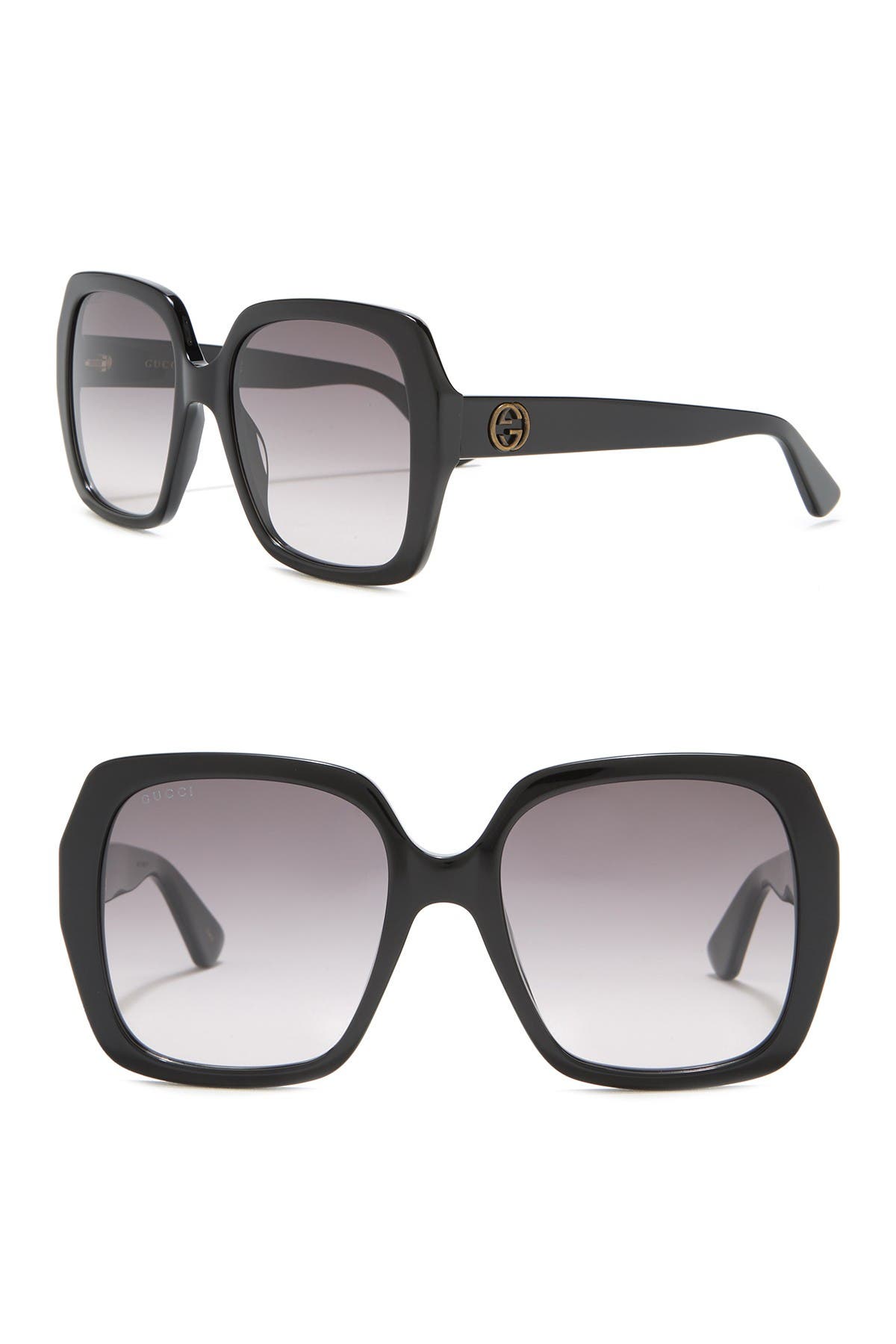 54mm oversized square sunglasses gucci