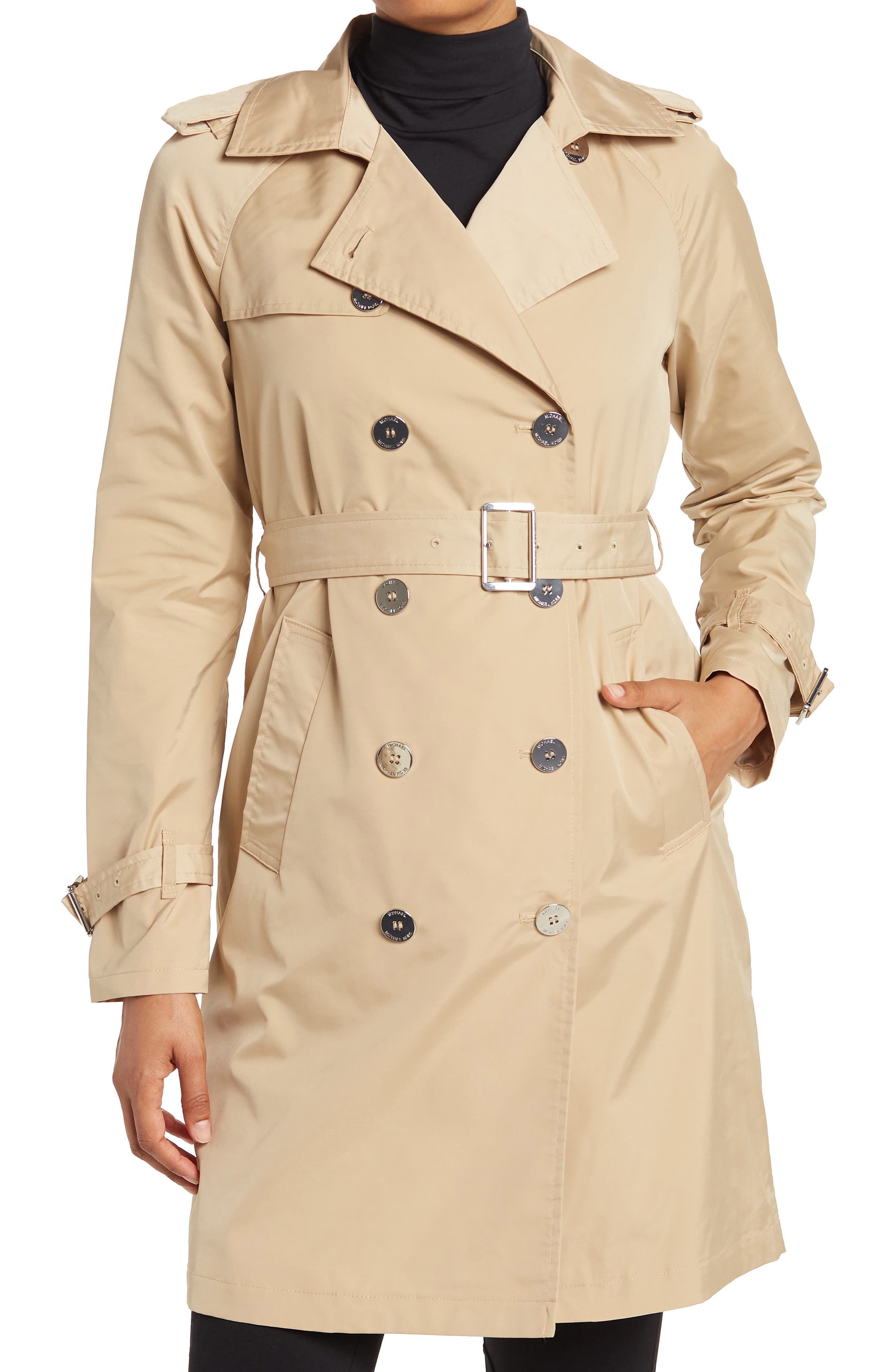 michael kors trench coat nordstrom rack