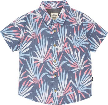 Feather 4 Arrow Kids' Palm Daze Button-Up Shirt | Nordstrom