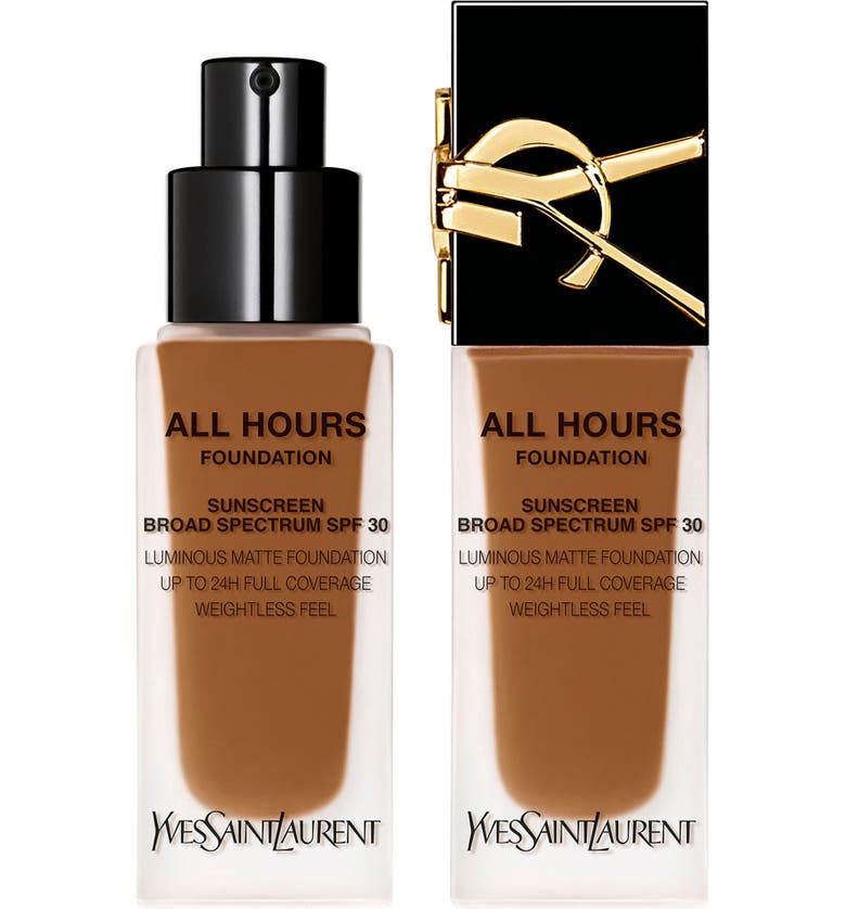 Yves Saint Laurent All Hours Luminous Matte Foundation 24H Wear SPF 30 with Hyaluronic Acid