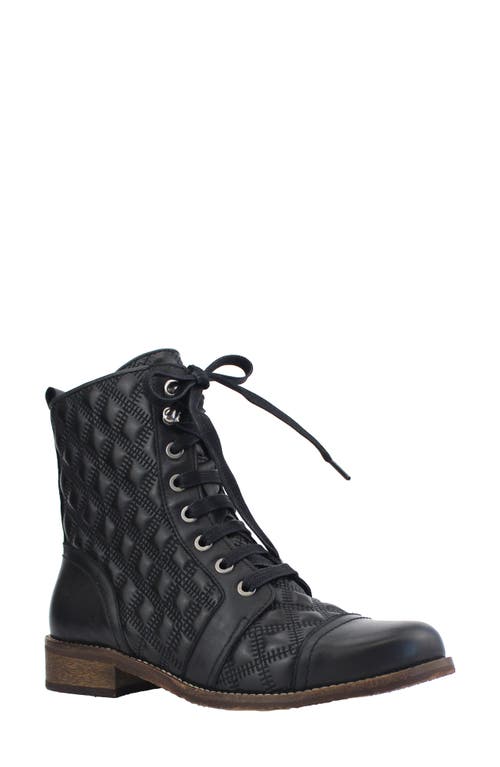 Liberty Combat Boot in Padded Black