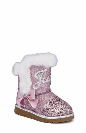 Juicy Couture Kids Cozy Boot with Faux Fur Trim Nordstromrack