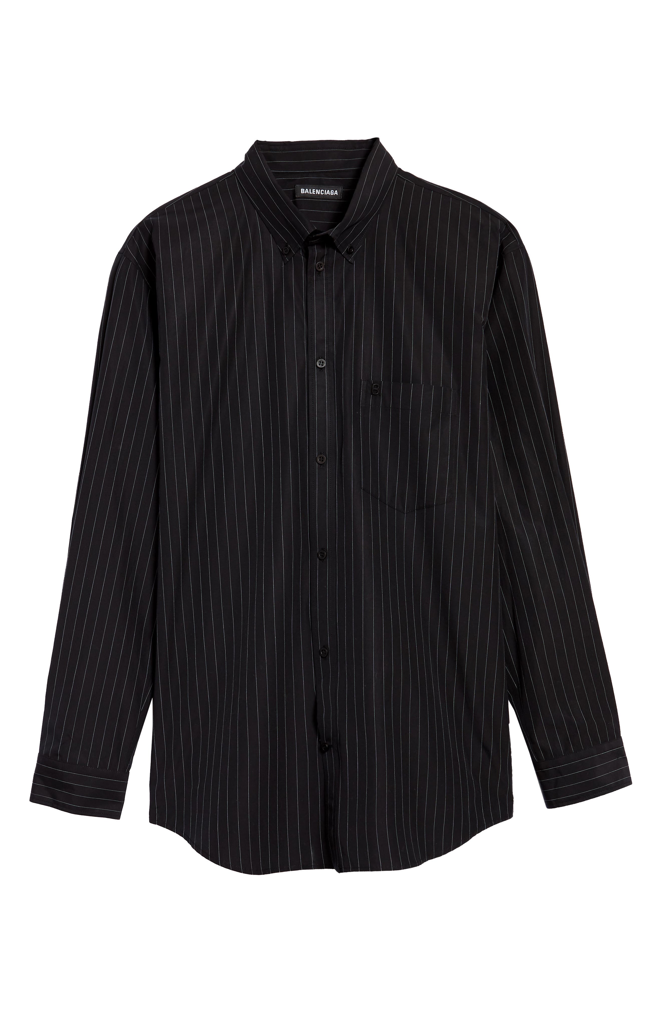 balenciaga pinstripe shirt