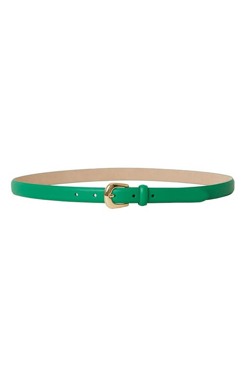 Shop B-low The Belt Kennedy Mini Leather Belt In Kelly Green Gold