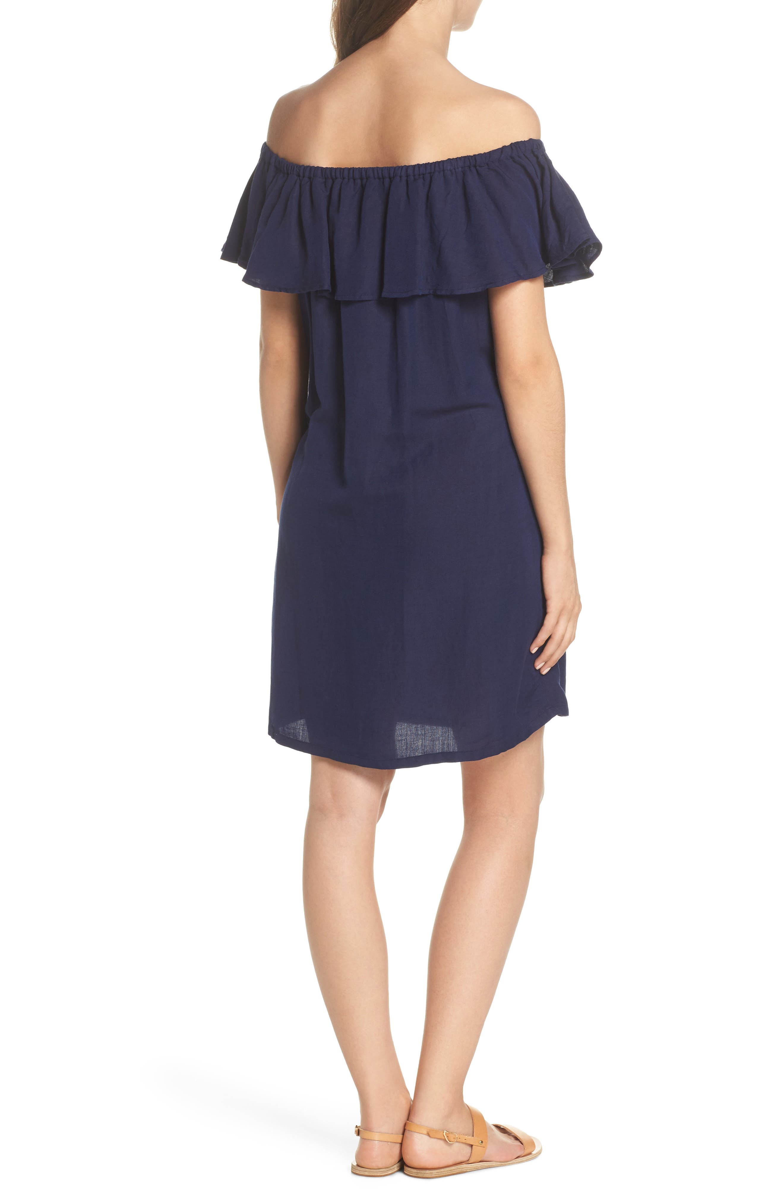 tommy bahama off shoulder dress