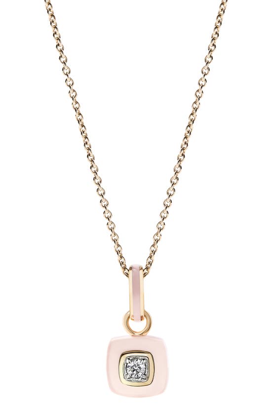 Cast The Brilliant Diamond Pendant Necklace In Pink1