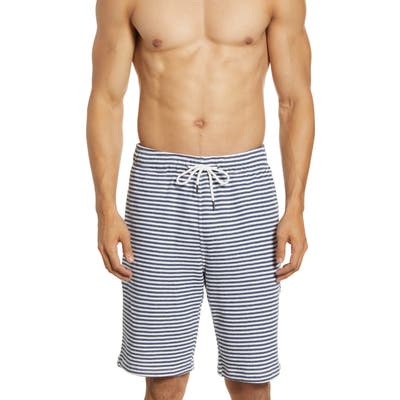 Onia Noah Linen Board Shorts, Blue