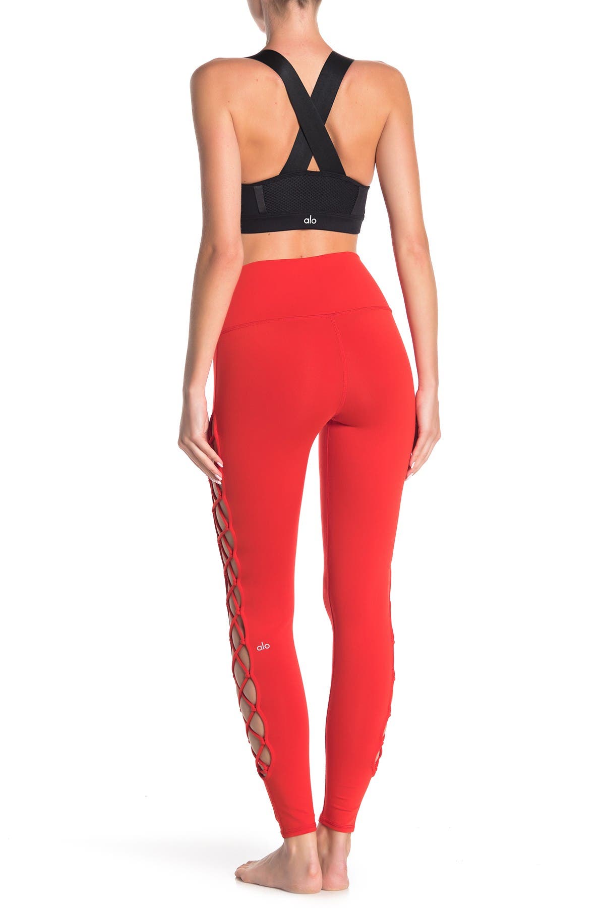 alo yoga cherry pop leggings