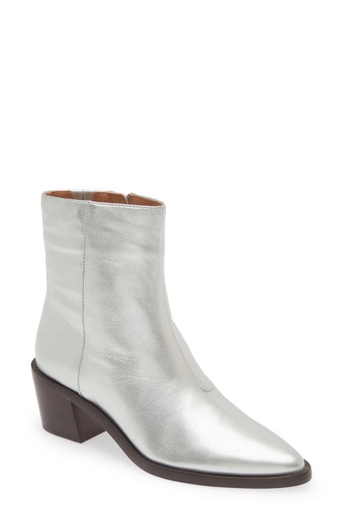 Madewell The Darcy Ankle Boot Silver at Nordstrom,
