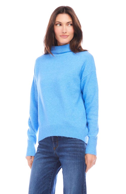 Shop Karen Kane Funnel Neck Sweater In Sea