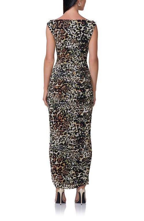 Shop Afrm Ailsa Print Sleeveless Dress In Fall Animal