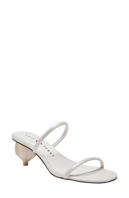 Katy Perry The Scalloped Shell Slide Sandal Optic White at Nordstrom,