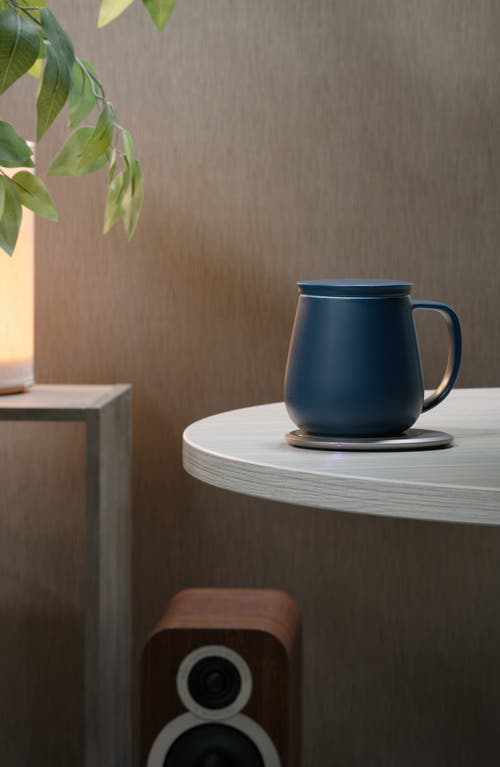 Ohom Ui+ Mug & Warmer Set In Navy Blue
