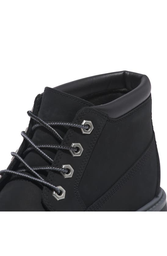 Shop Timberland Stone Street Platform Waterproof Chukka Boot In Jet Black