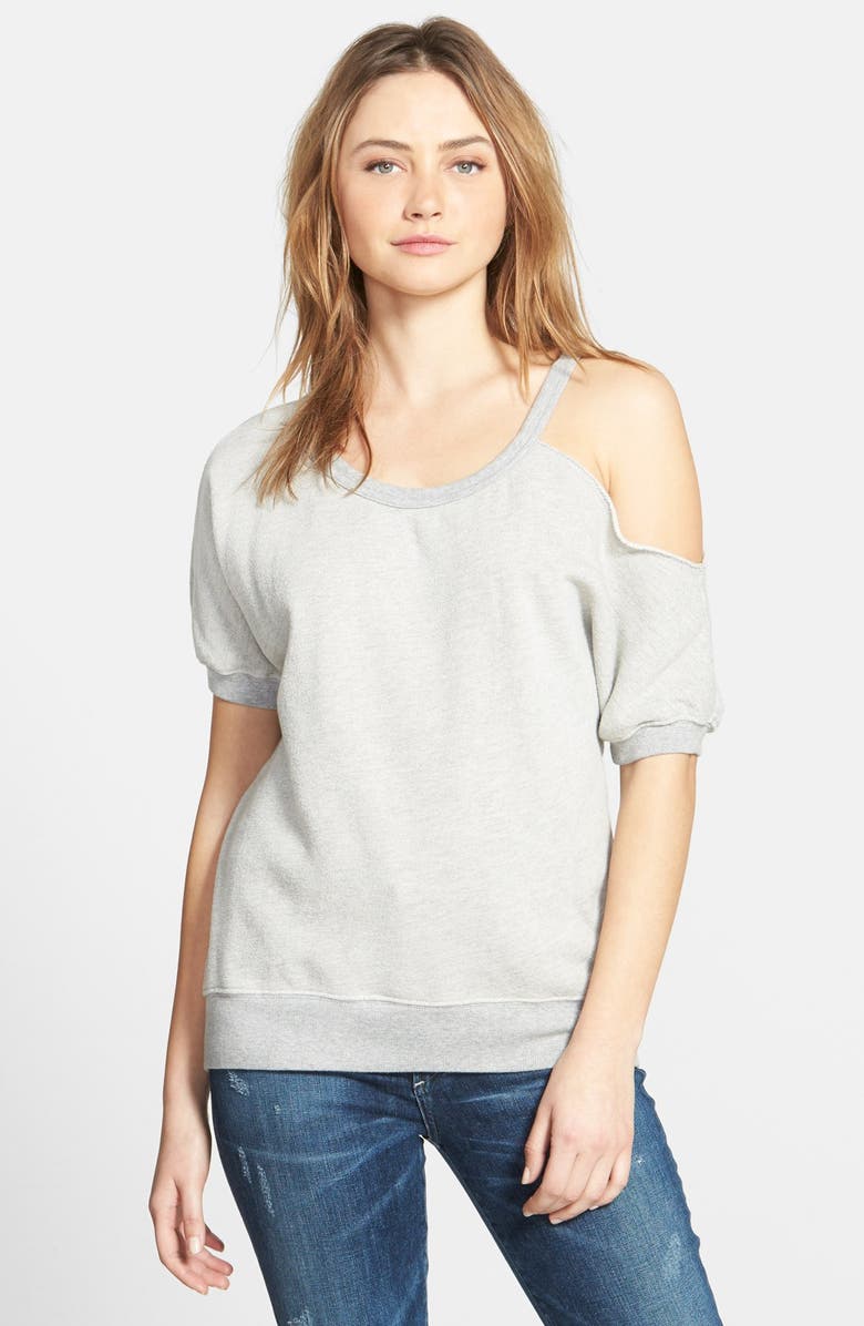 Pam & Gela Cold Shoulder Sweatshirt | Nordstrom