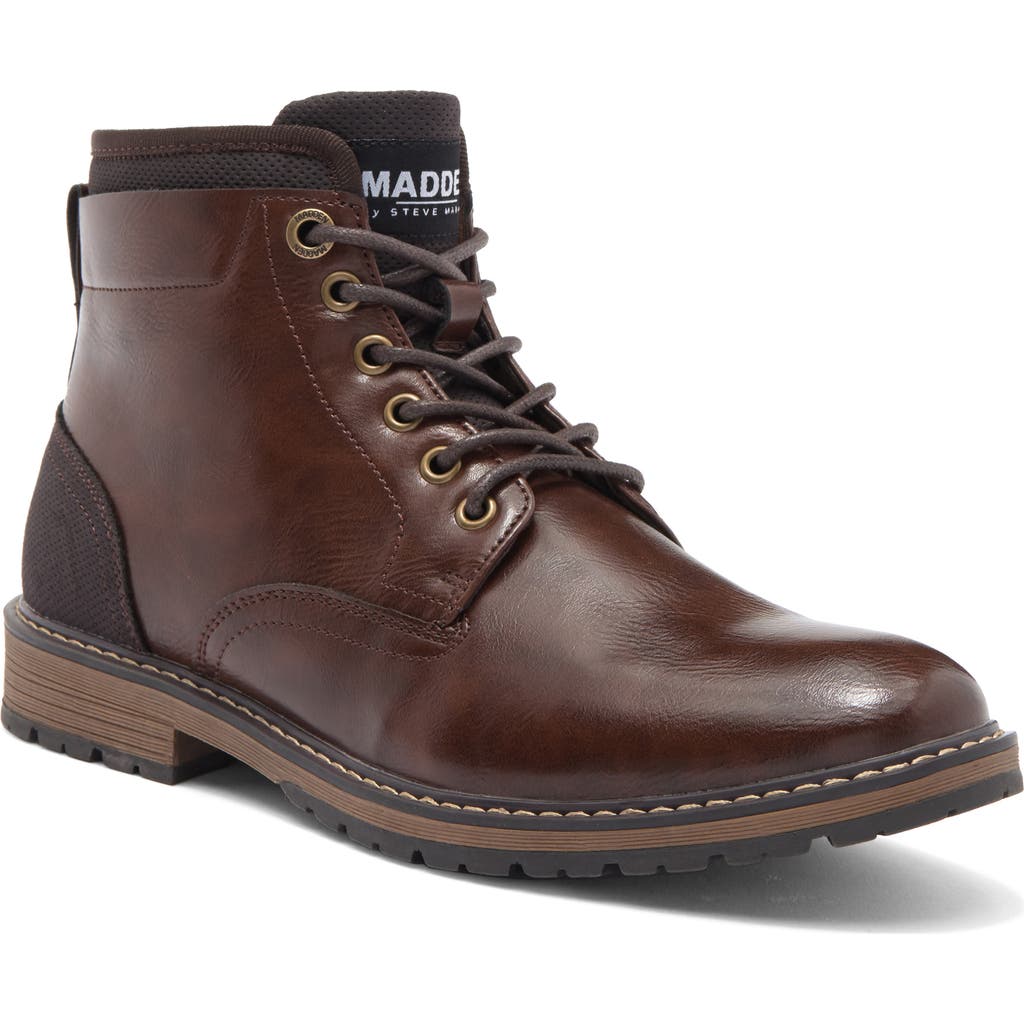 Madden Taskorn Combat Boot In Brown