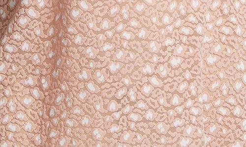 Hanky Panky Cross-dyed Leopard Chemise In Desert Rose/white