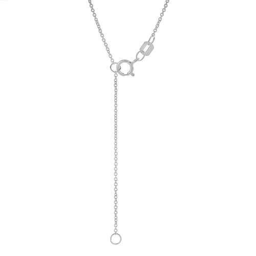 Luvmyjewelry Lucent 14k Gold Round Lab Grown Diamond Pendant In 14k White Gold