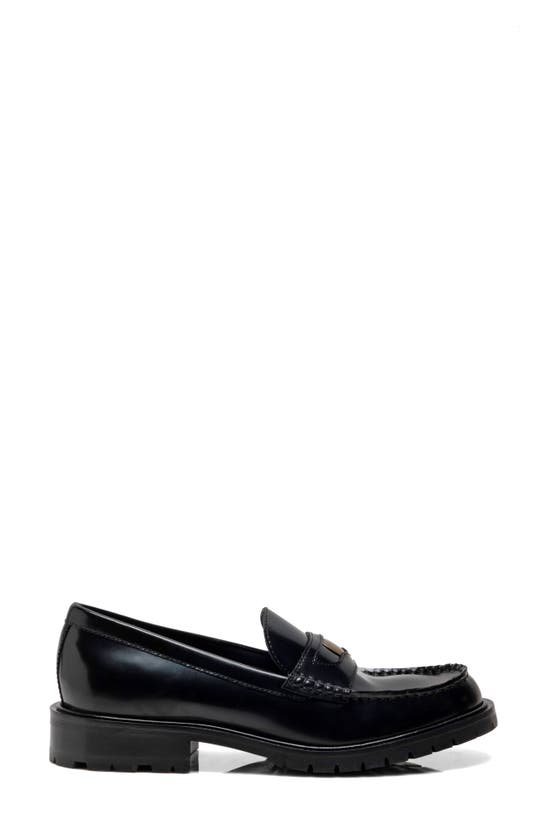 Free People Liv Penny Loafer In Black | ModeSens