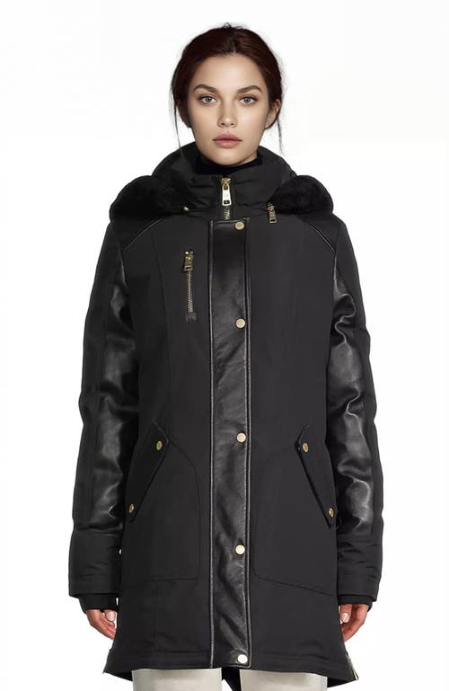 Shop Nicole Benisti Chelsea Parka Jacket In Black