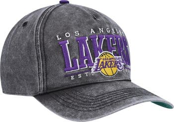 47 Black Los Angeles Lakers Fontana Hitch Snapback Hat