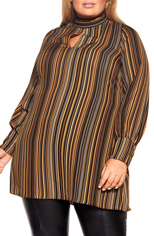 CITY CHIC CITY CHIC INTRIGUE LONG SLEEVE TUNIC