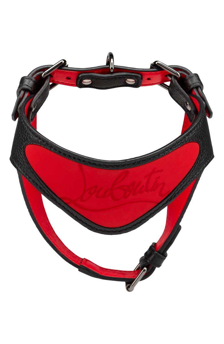 Christian Louboutin Loubiharness Small Leather Dog Harness | Nordstrom