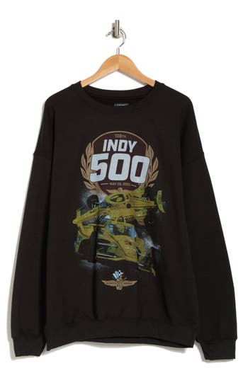 Philcos Indy 500 Racing Graphic Sweatshirt In Black
