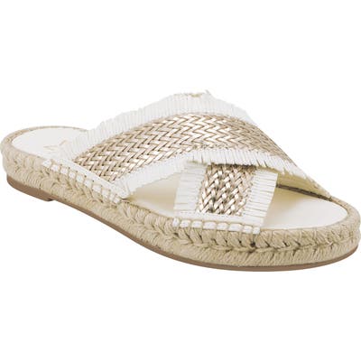 Marc Fisher Ltd Tessi Slide Sandal- White