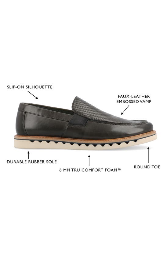 Vance Co. Dallas Tru Comfort Slip-on In Grey