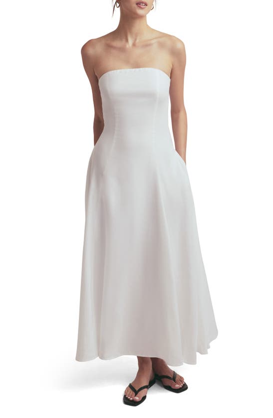 Shop Favorite Daughter The Favorite Strapless Maxi Dress In White