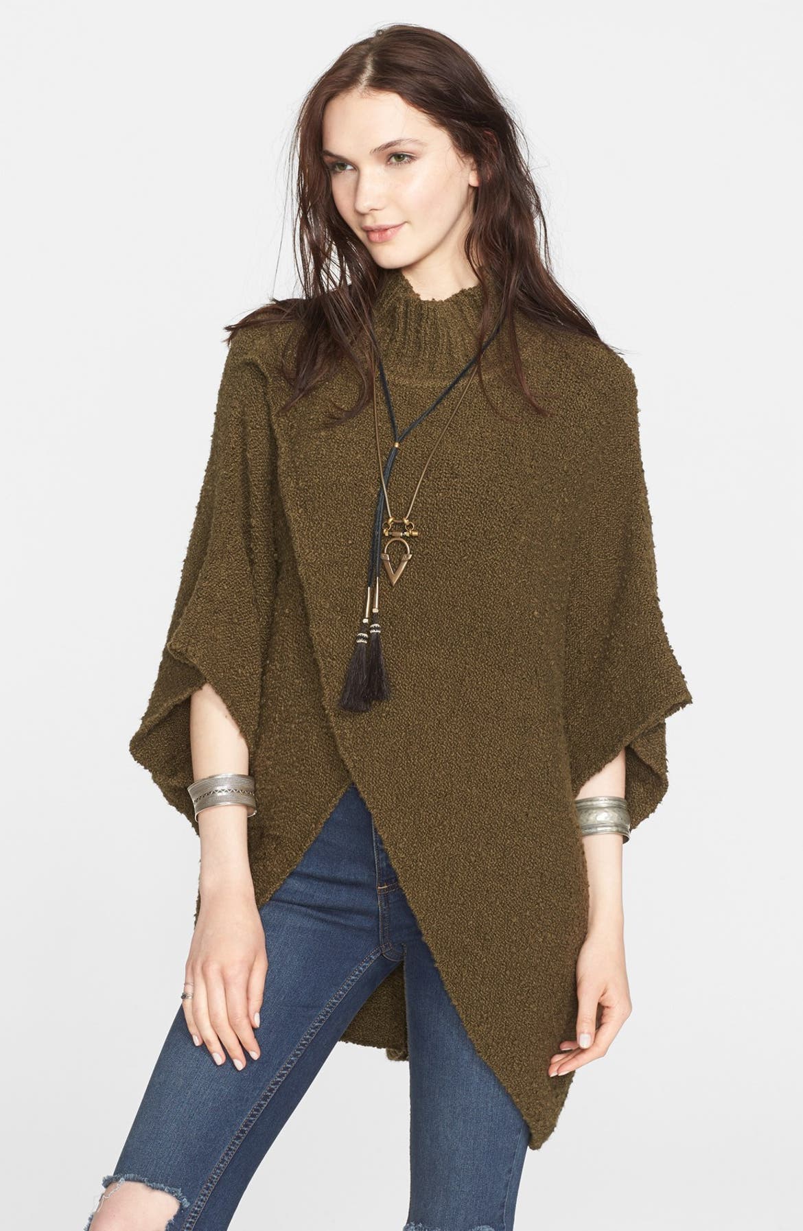 Free People 'All Wrapped Up' Poncho | Nordstrom