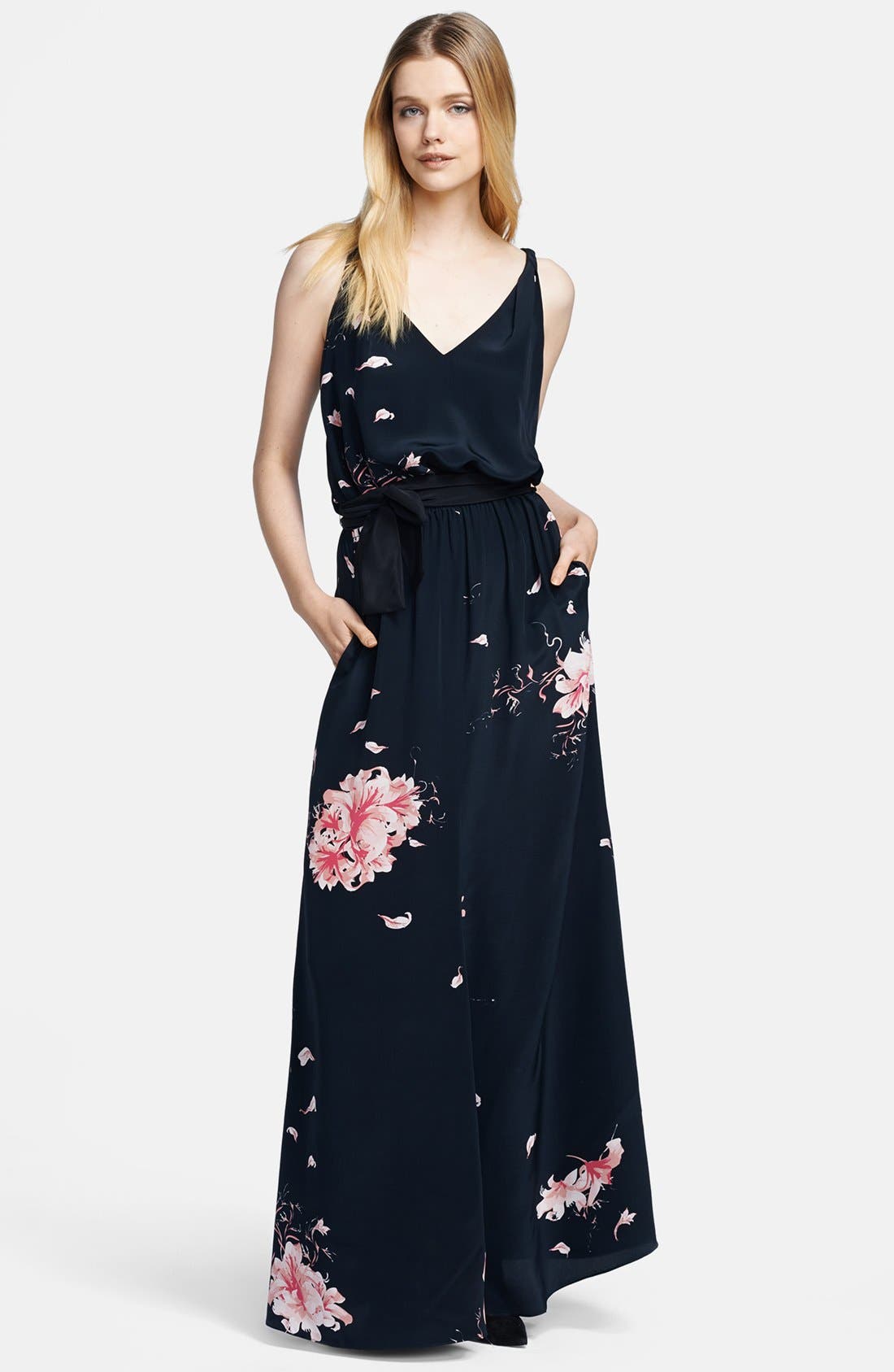 Jay Godfrey Print Satin Maxi Dress Nordstrom