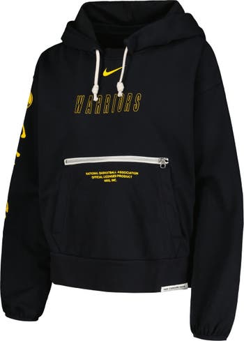 Nike Women's Nike Black Golden State Warriors Courtside Standard Issue  Performance Pullover Hoodie