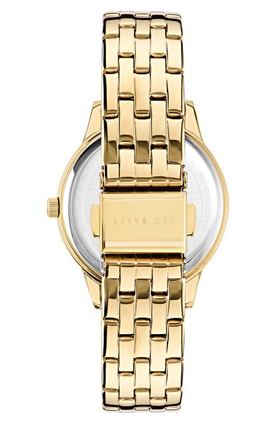 Ted Baker Fitzrovia Bracelet Watch In Goldone