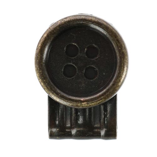 Trafalgar 6-piece No-sew Suspenders Buttons In Antique Brass