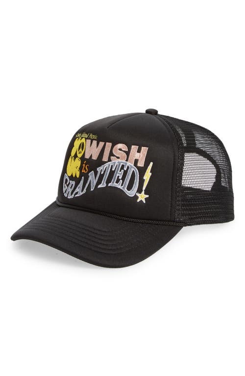 CONEY ISLAND PICNIC Wish Granted Trucker Hat in Caviar Black