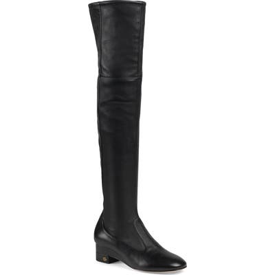 Gucci Claus Over The Knee Boot, Black