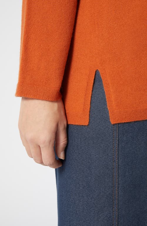 Shop Marina Rinaldi Orma Cashmere Sweater In Red Orange