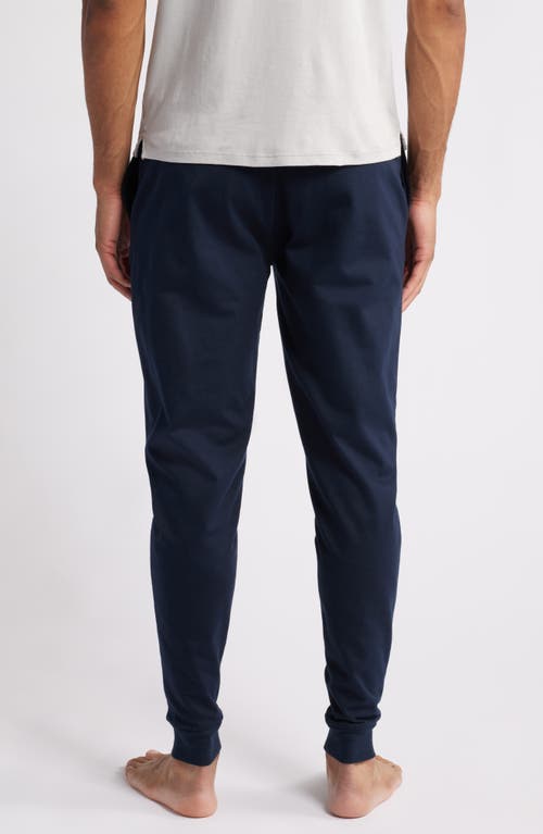 Shop Hugo Boss Boss <br />authentic Cotton Lounge Pants<br /> In Dark Blue