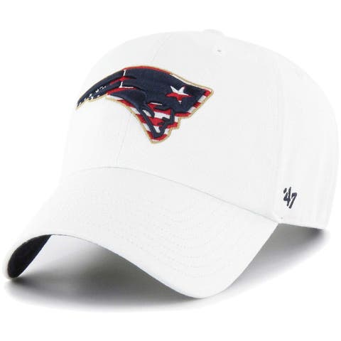 Men's '47 White New England Patriots Hitch Stars and Stripes Trucker  Adjustable Hat