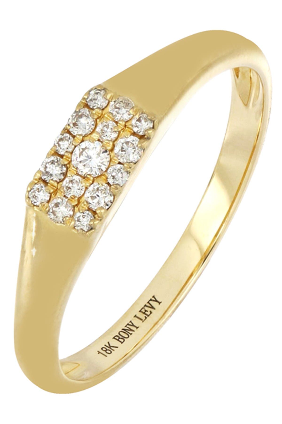 Bony Levy | 18K Yellow Gold Pave 