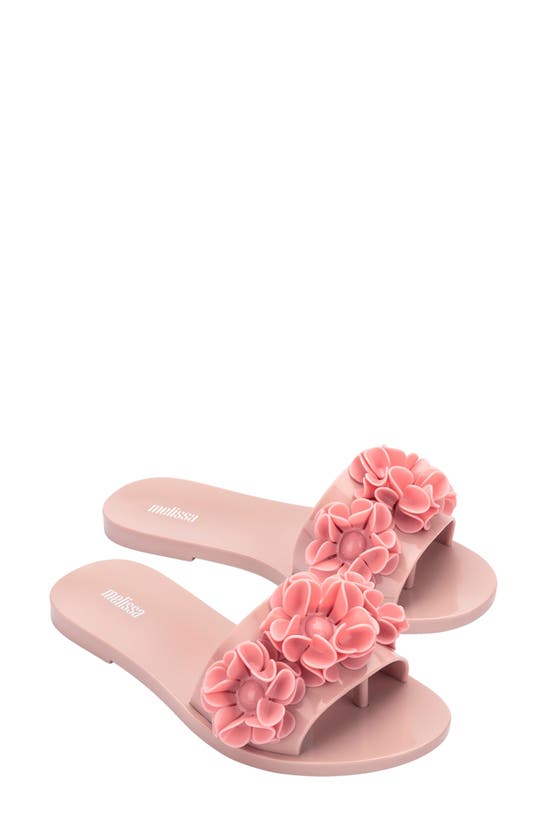 Shop Melissa Babe Springtime Slide Sandal In Pink