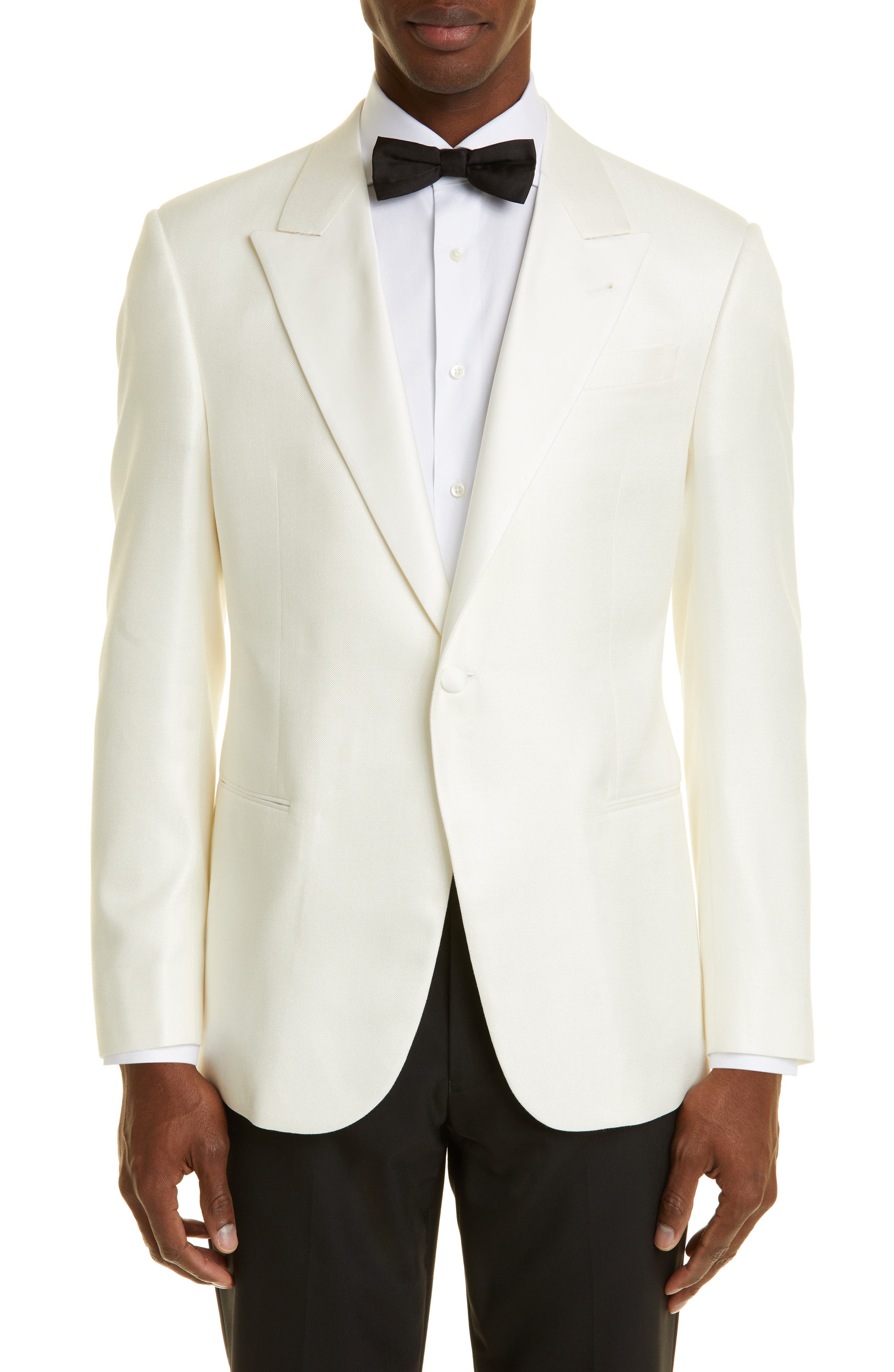 Emporio Armani Dinner Jacket in Ivory