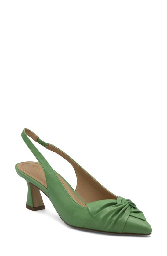 Shop Charles By Charles David Avril Pointed Toe Slingback Pump In Celadon