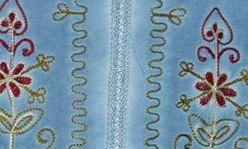 FORGOTTEN GRACE FORGOTTEN GRACE MINERAL WASH EMBROIDERED TOP 