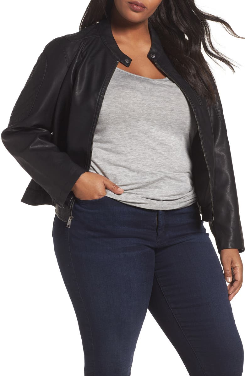 Levis Faux Leather Moto Jacket