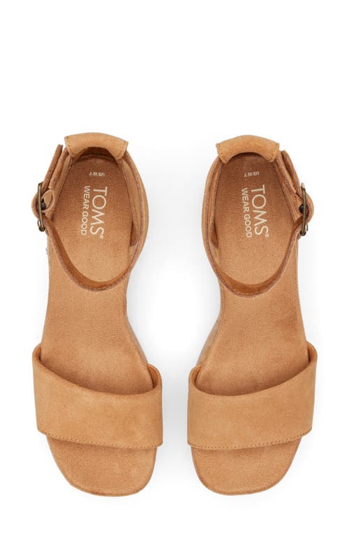 TOMS TOMS LAILA CORK PLATFORM SANDAL