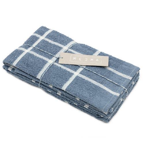 Meema Terry Kitchen Towels In Blue