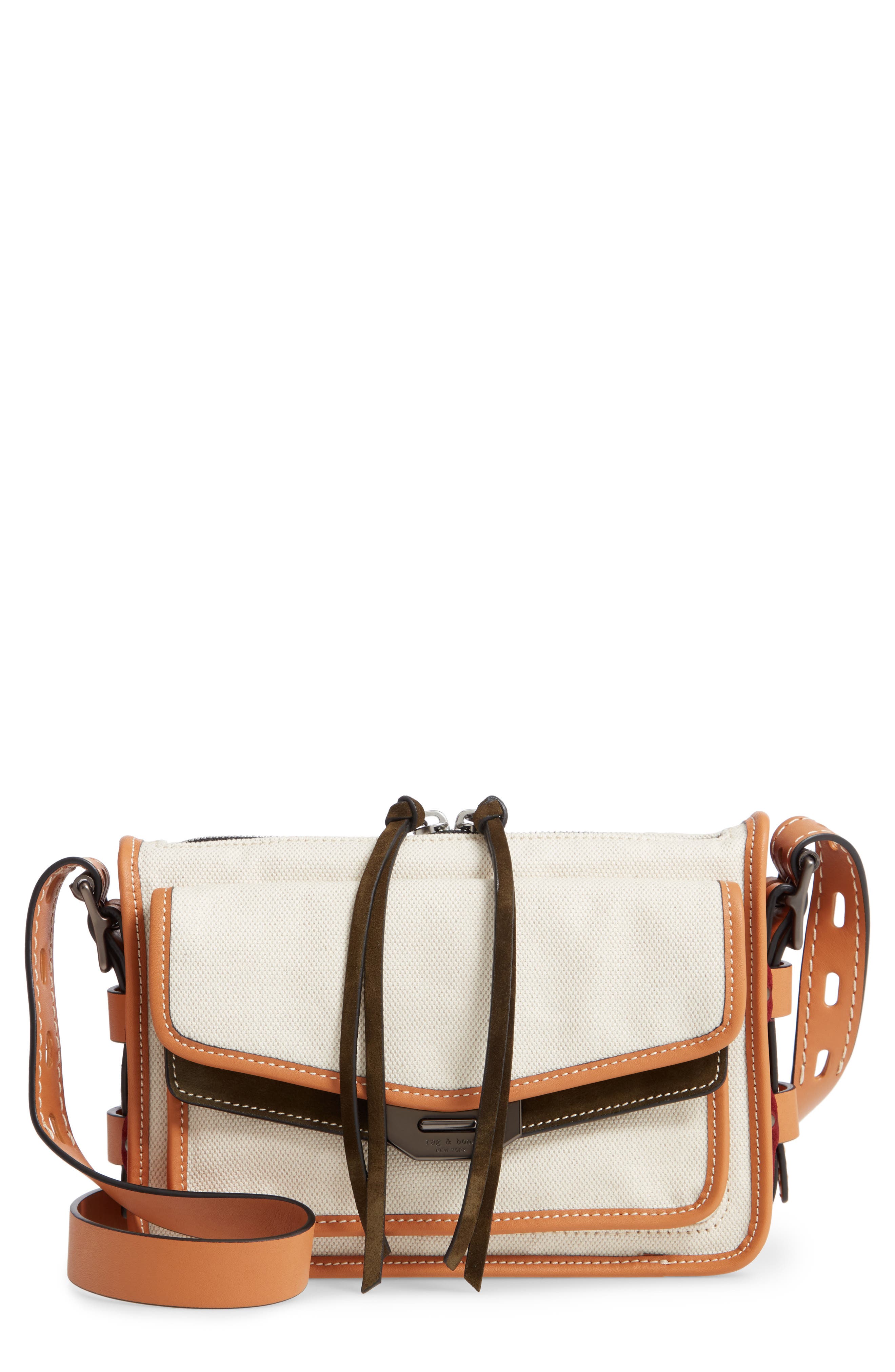 rag & bone Small Field Canvas & Leather Messenger Bag Nordstrom
